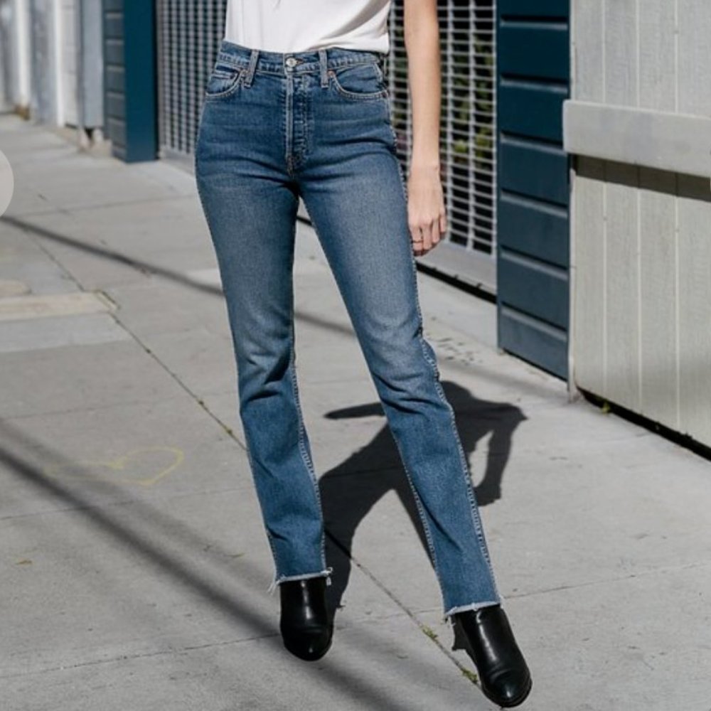 RE/DONE Double Needle Long Comfort Stretch